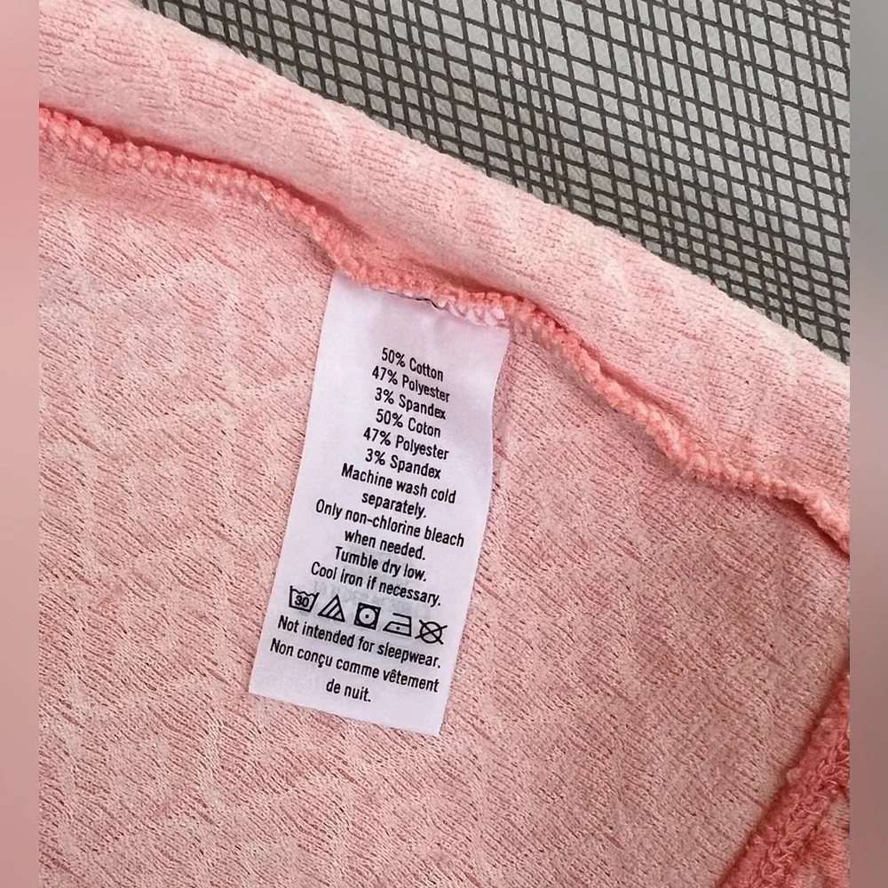 Janie and Jack - Girls peach ruffle neckline sleeveless top (Size 5t)